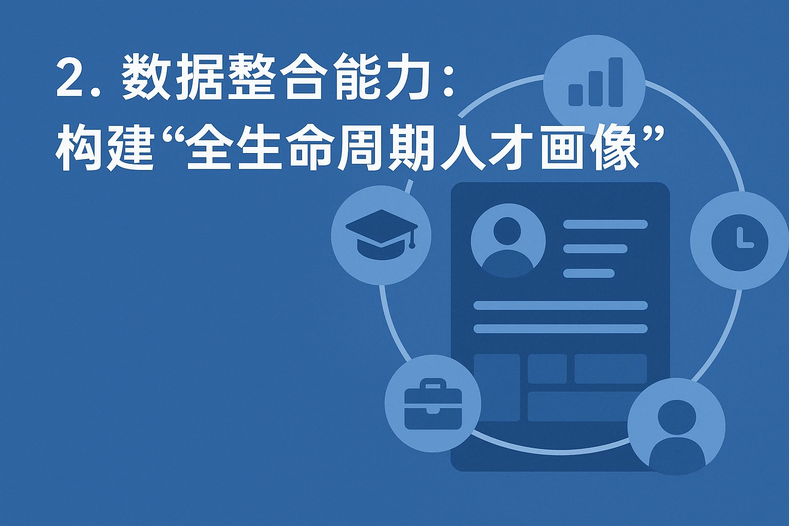 2. 数据整合能力:构建“全生命周期人才画像”