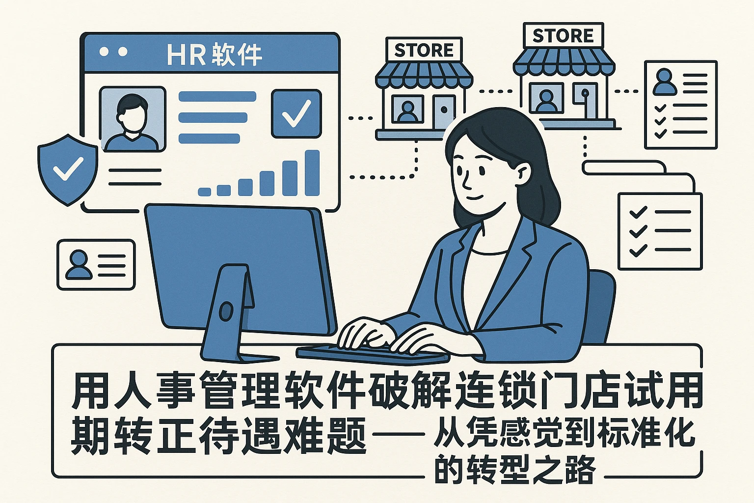 用人事管理软件破解连锁门店试用期转正待遇难题——从凭感觉到标准化的转型之路