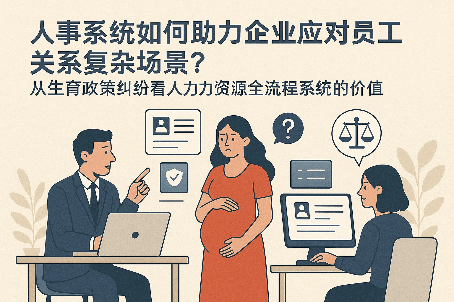 人事系统如何助力企业应对员工关系复杂场景？从生育政策纠纷看人力资源全流程系统的价值