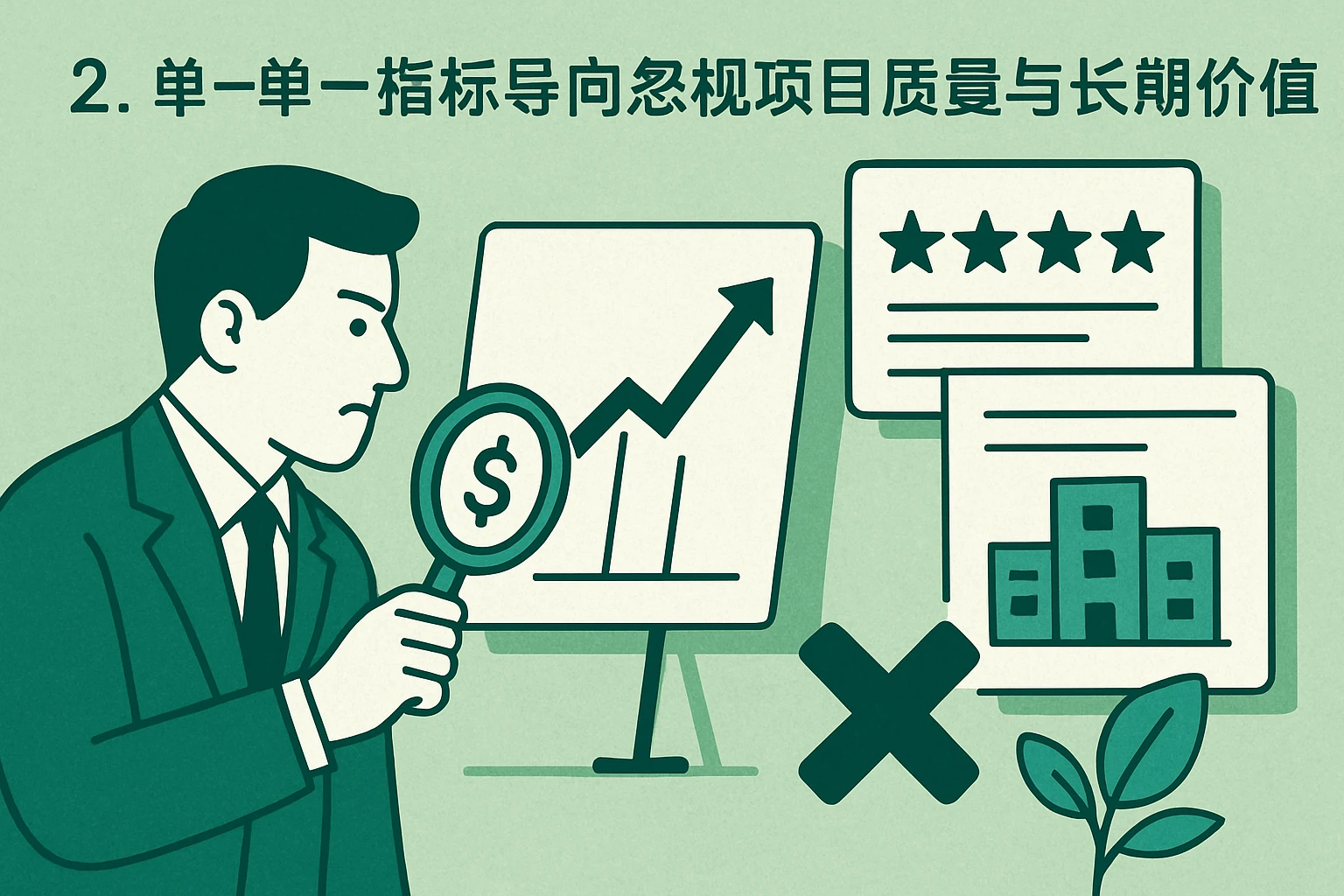 2. 单一指标导向忽视项目质量与长期价值