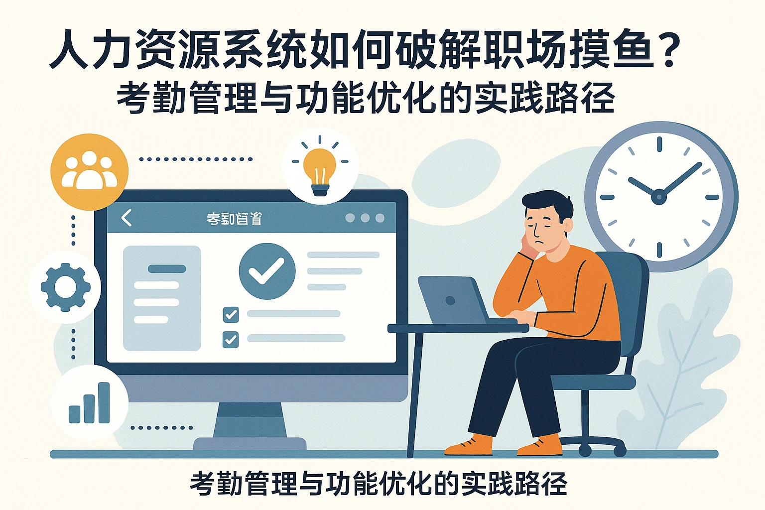 人力资源系统如何破解职场摸鱼？考勤管理与功能优化的实践路径
