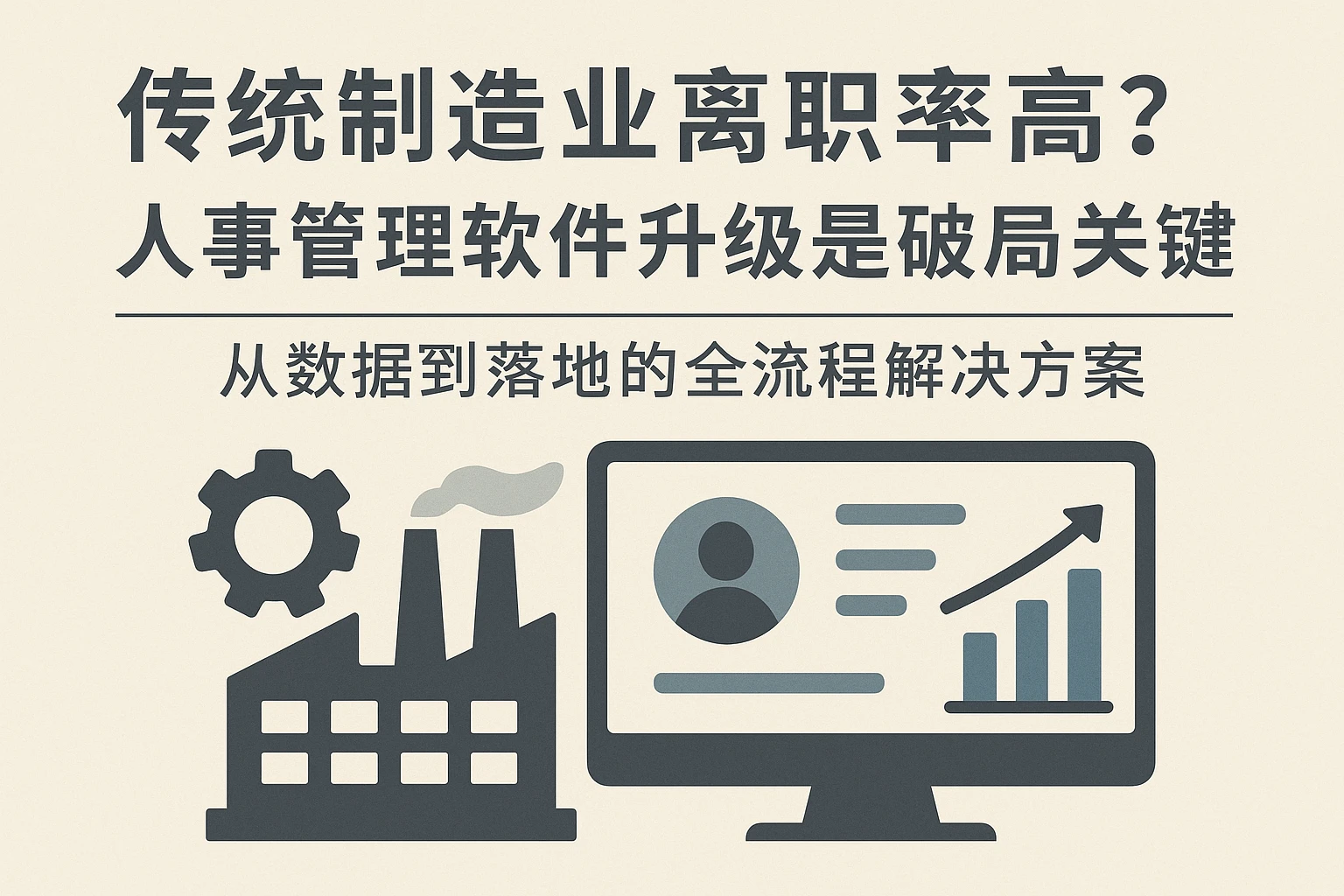 传统制造业离职率高？人事管理软件升级是破局关键——从数据到落地的全流程解决方案