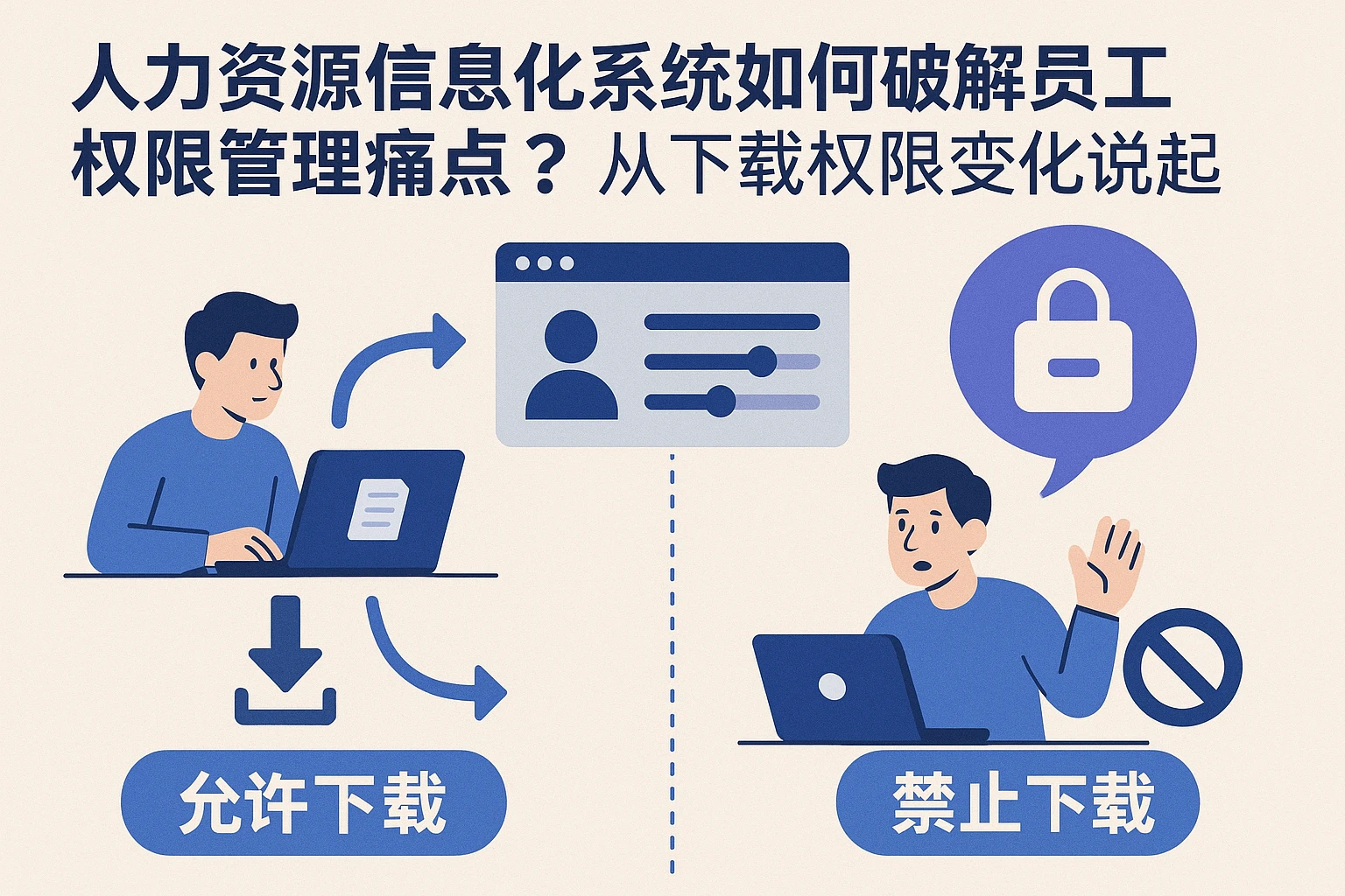 人力资源信息化系统如何破解员工权限管理痛点？从下载权限变化说起