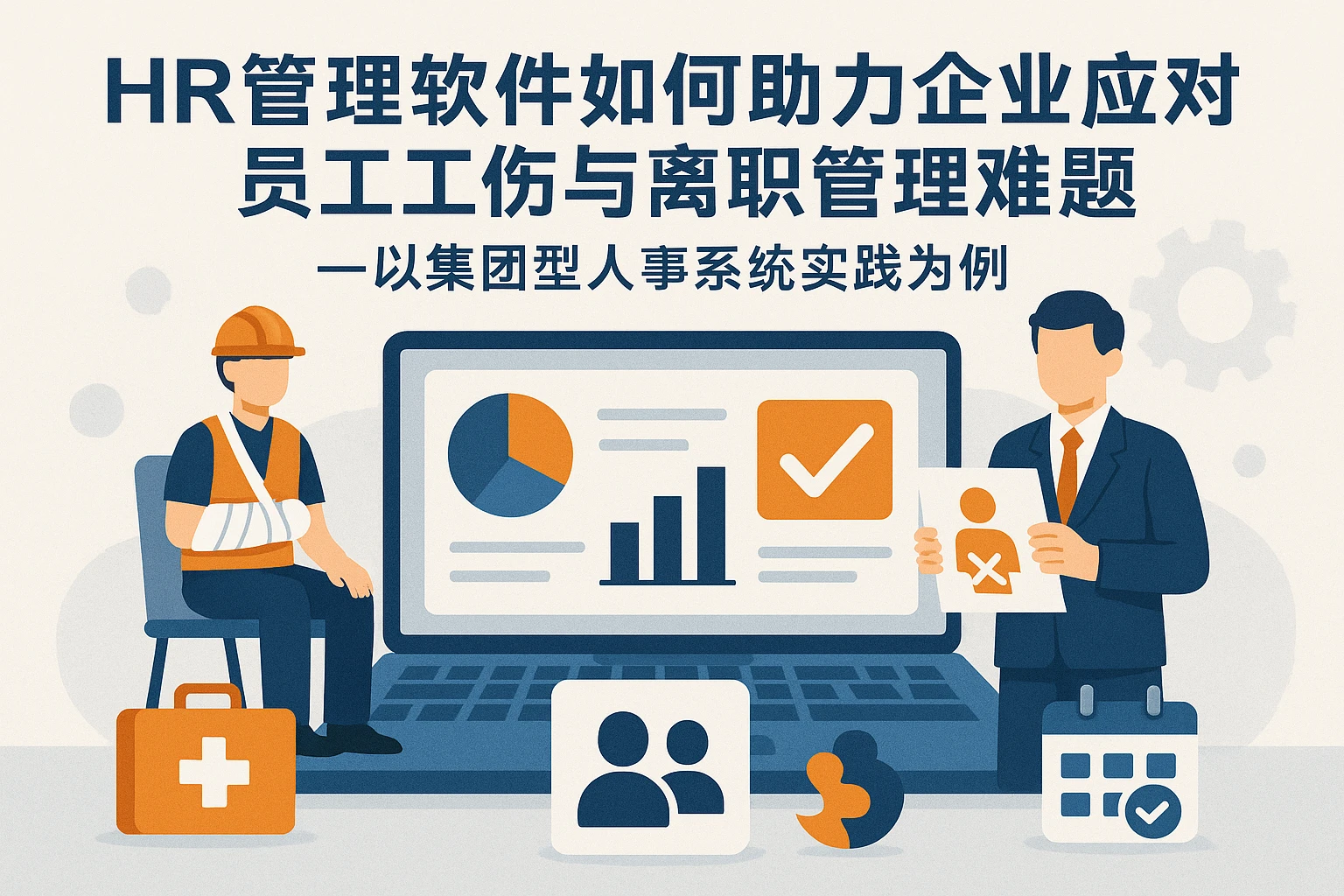 HR管理软件如何助力企业应对员工工伤与离职管理难题——以集团型人事系统实践为例