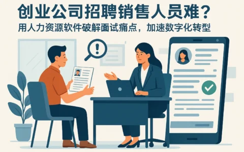 创业公司招聘销售人员难？用人力资源软件破解面试痛点，加速数字化转型