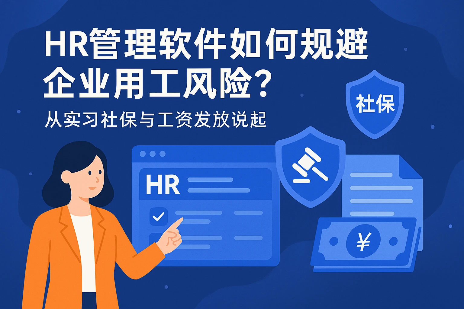 HR管理软件如何规避企业用工风险？从实习社保与工资发放说起