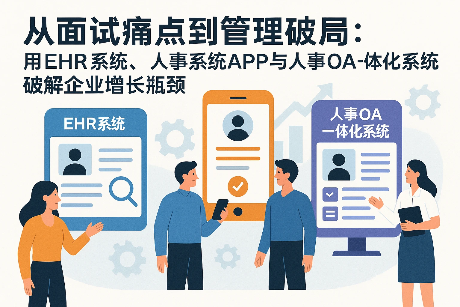 从面试痛点到管理破局：用EHR系统、人事系统APP与人事OA一体化系统破解企业增长瓶颈