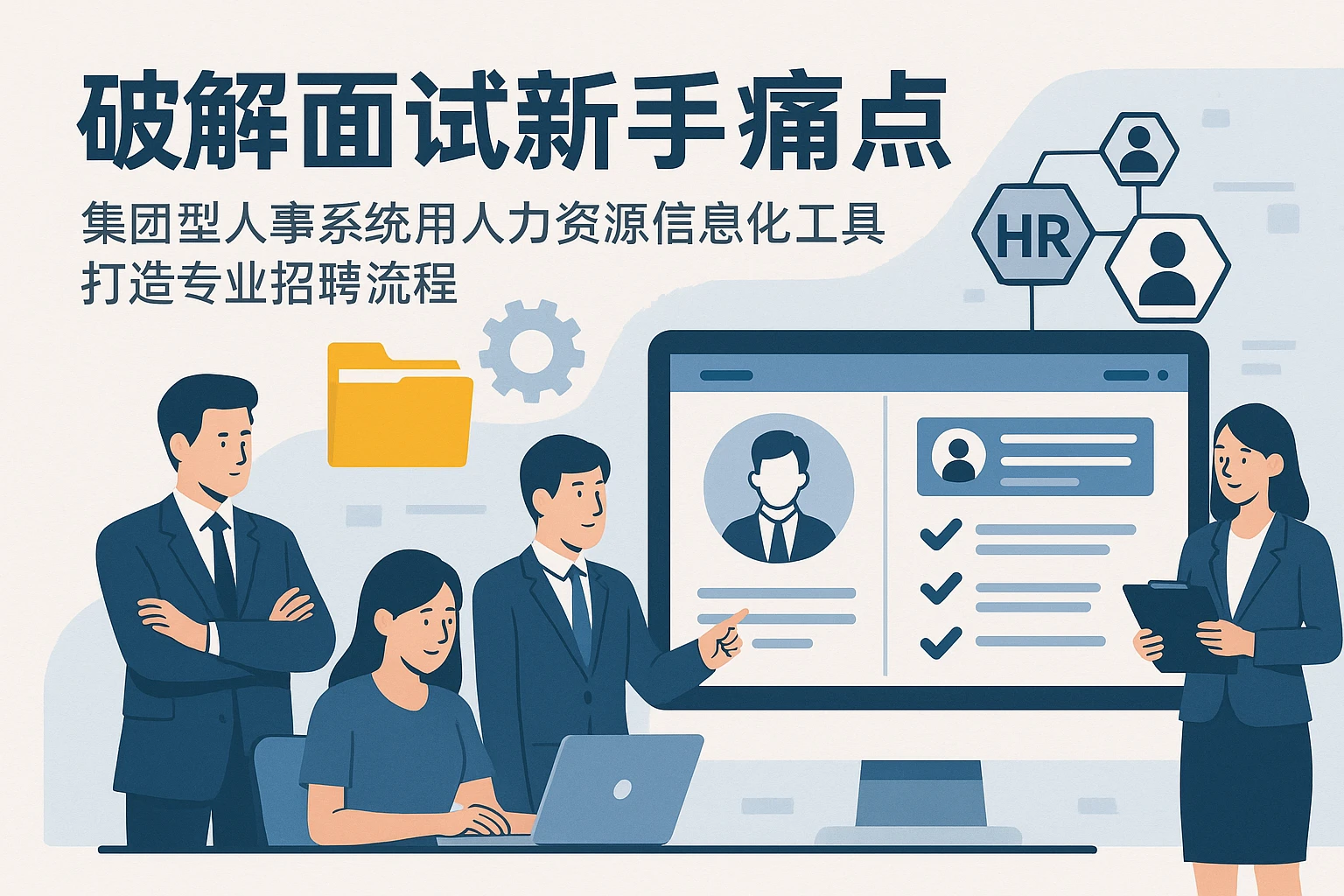 破解面试新手痛点：集团型人事系统用人力资源信息化工具打造专业招聘流程