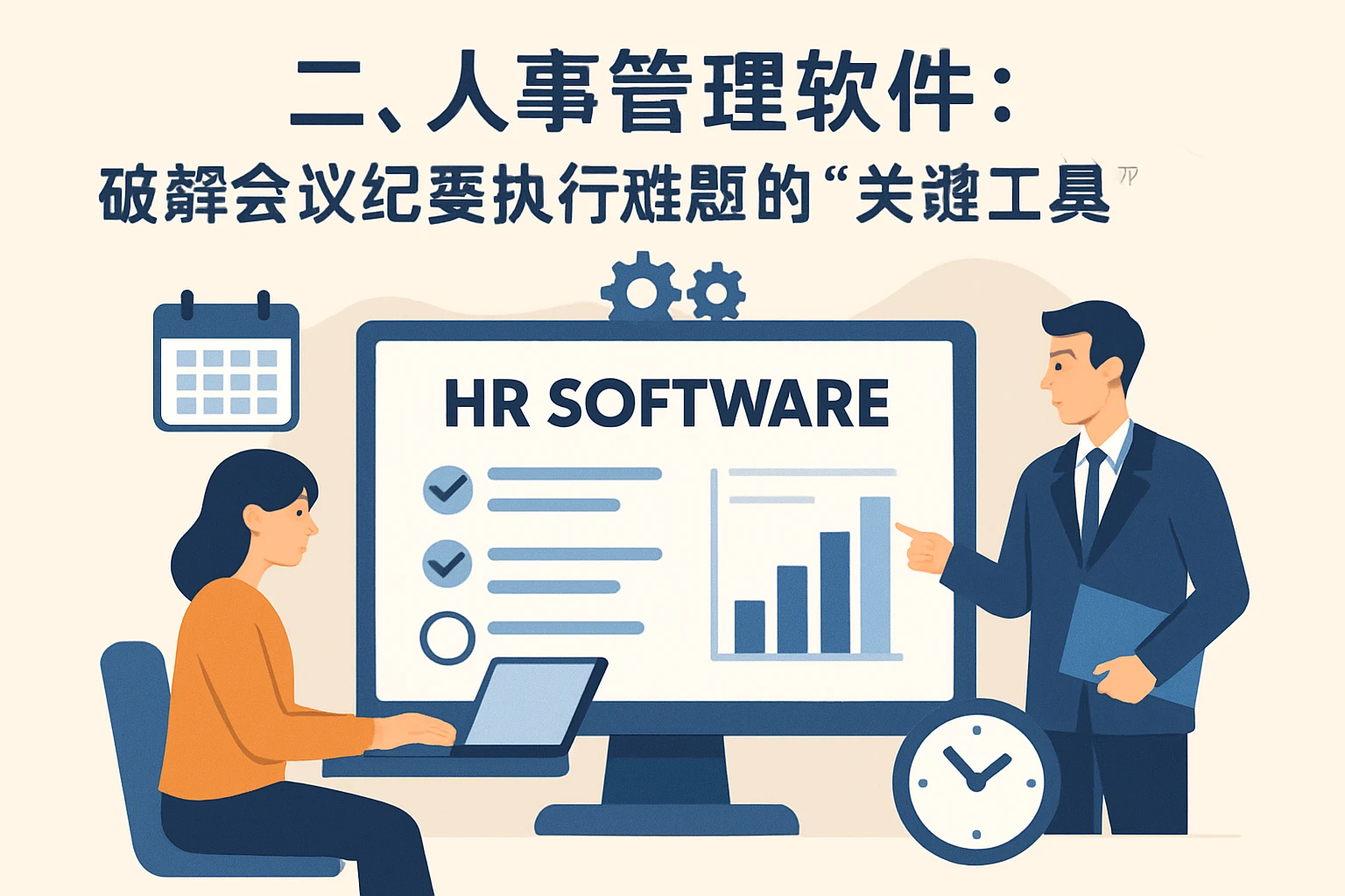 二、人事管理软件：破解会议纪要执行难题的