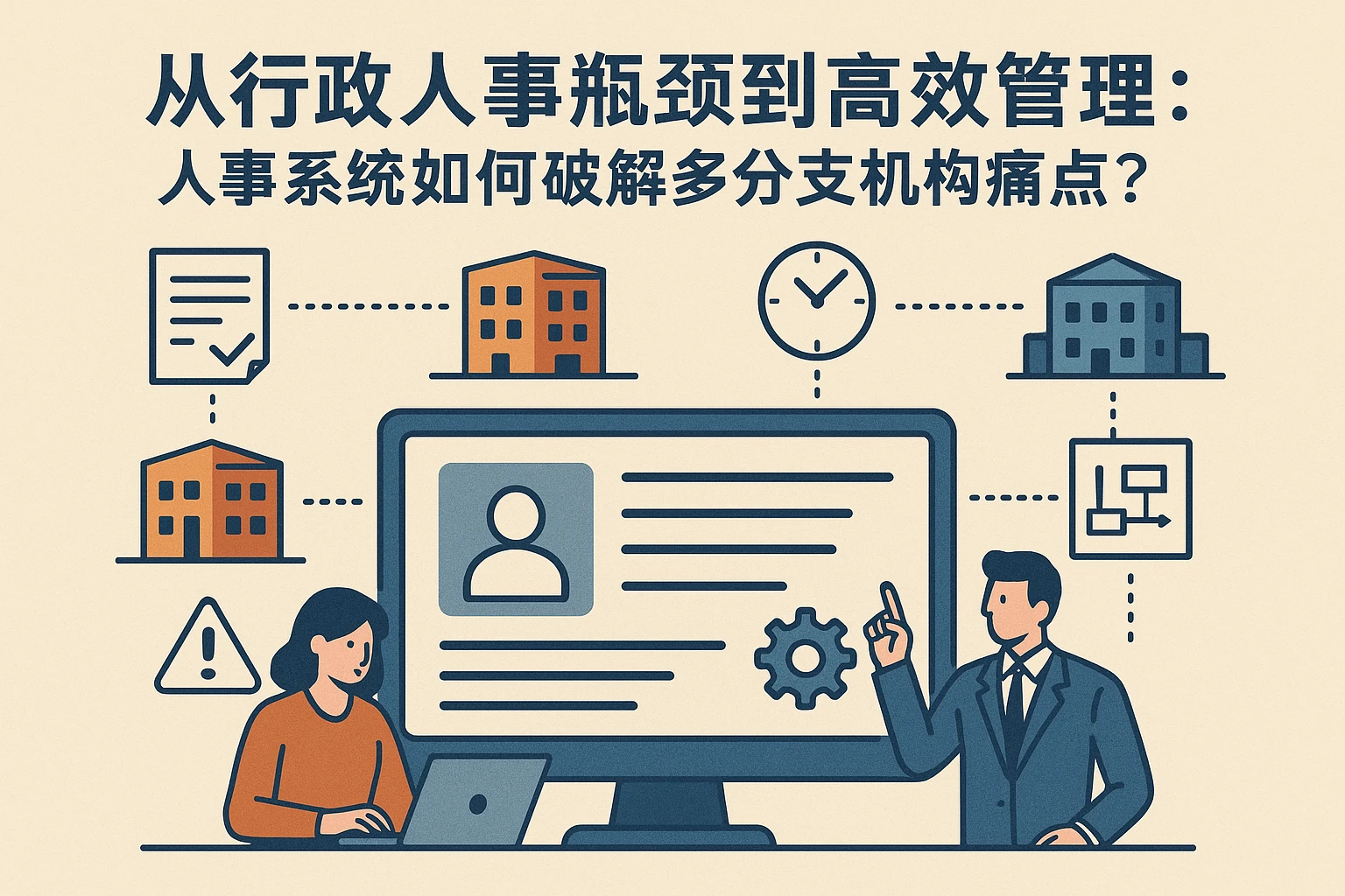 从行政人事瓶颈到高效管理：人事系统如何破解多分支机构痛点？