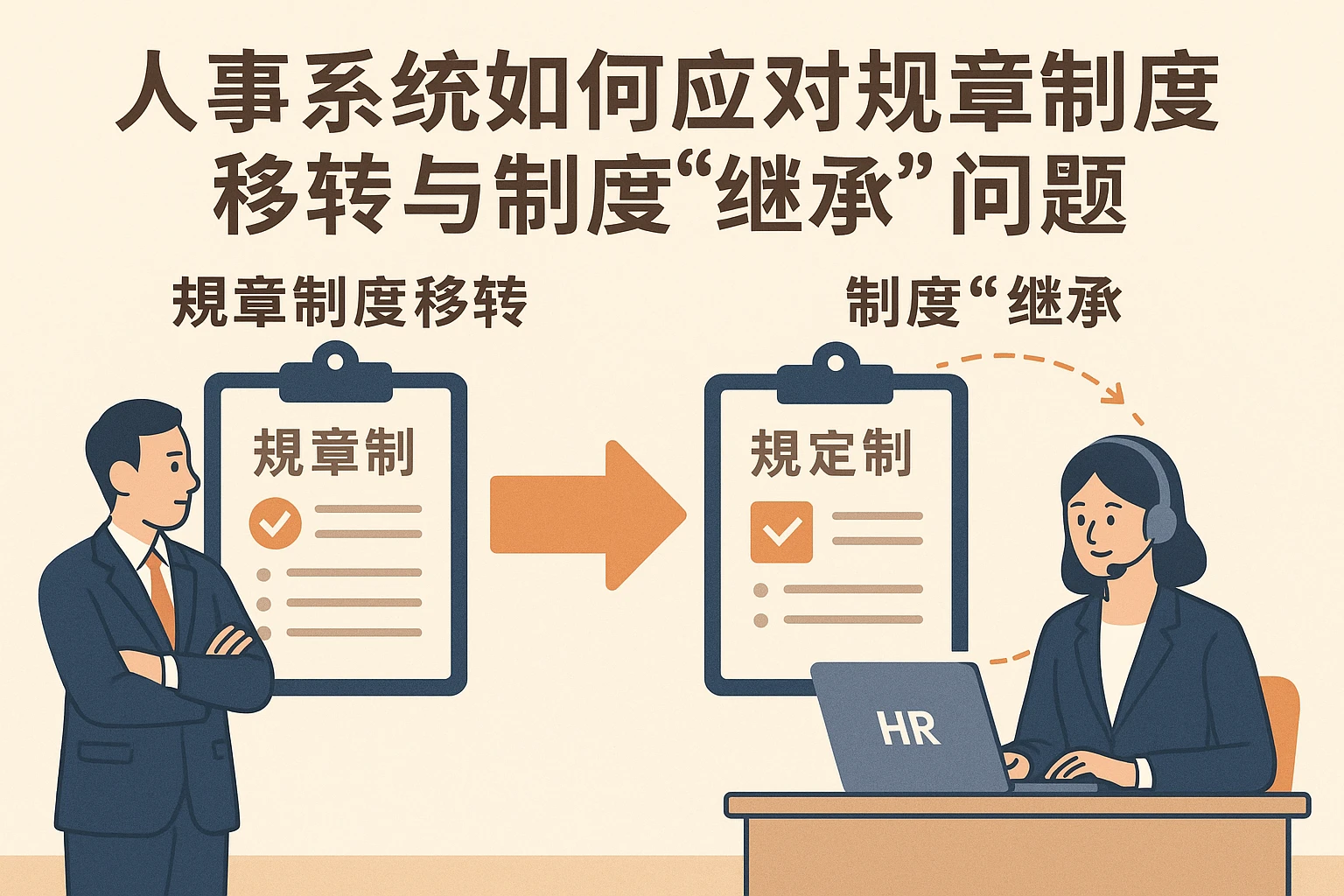 人事系统如何应对规章制度移转与制度“继承”问题