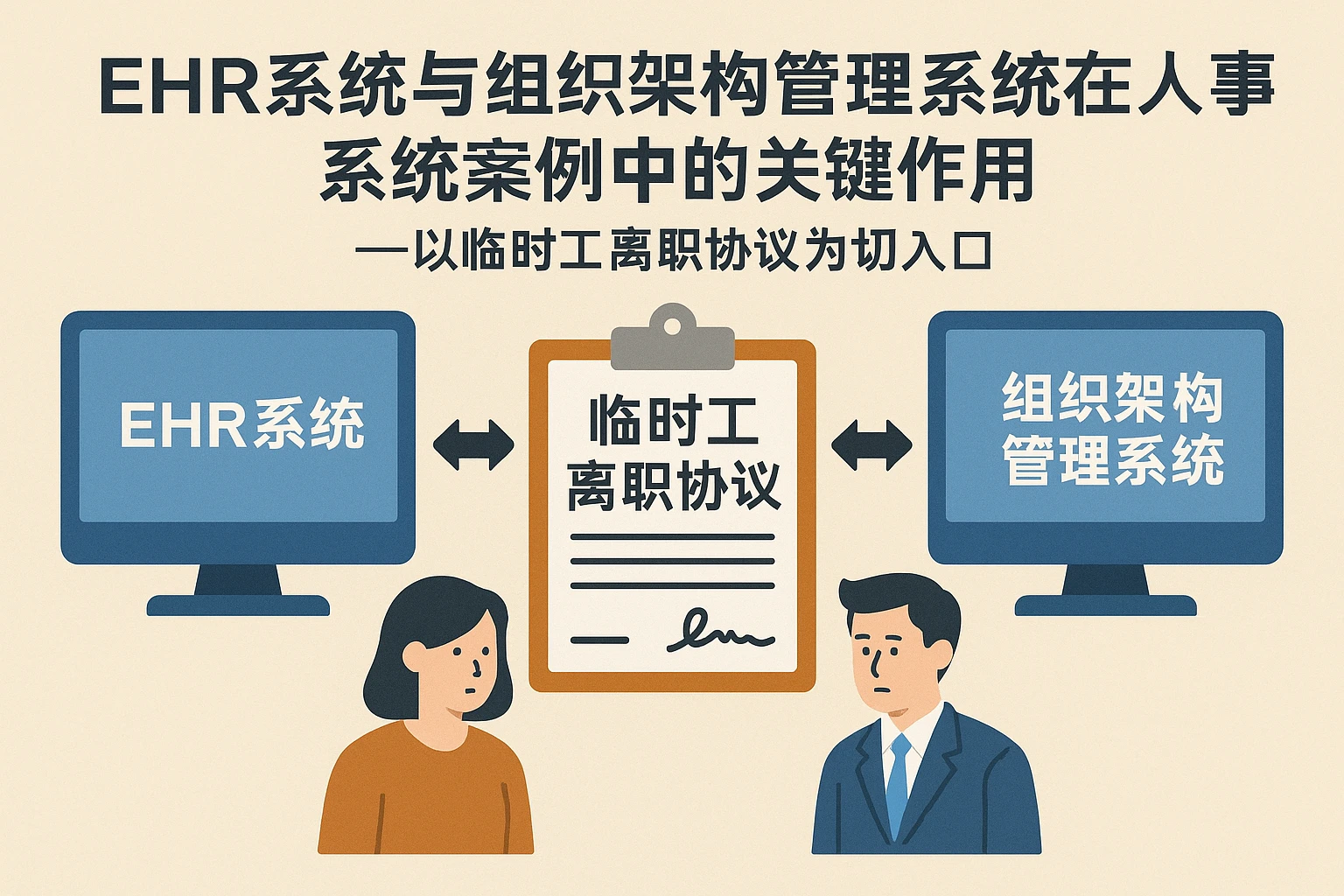 EHR系统与组织架构管理系统在人事系统案例中的关键作用——以临时工离职协议为切入口