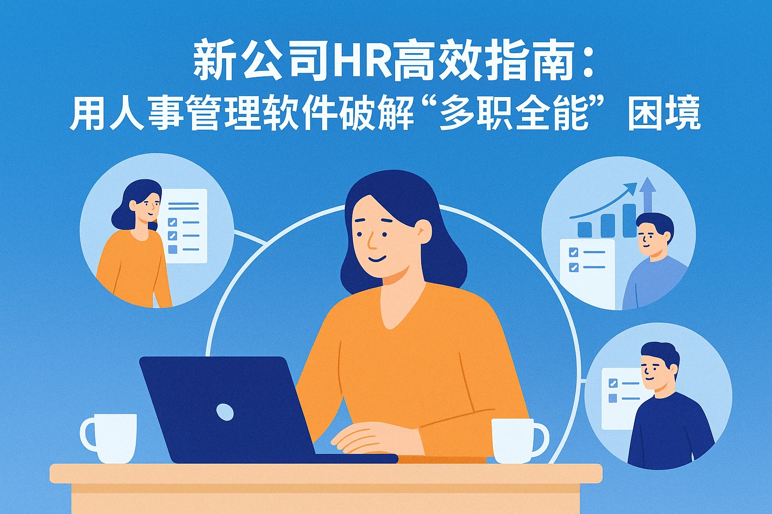 新公司HR高效指南：用人事管理软件破解“多职全能”困境