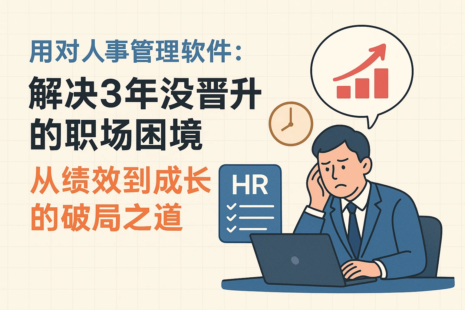 用对人事管理软件：解决3年没晋升的职场困境，从绩效到成长的破局之道