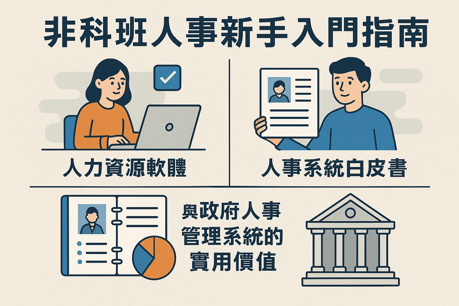 非科班人事新手入门指南：人力资源软件、人事系统白皮书与政府人事管理系统的实用价值