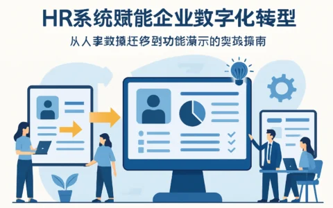 HR系统赋能企业数字化转型：从人事数据迁移到功能演示的实践指南