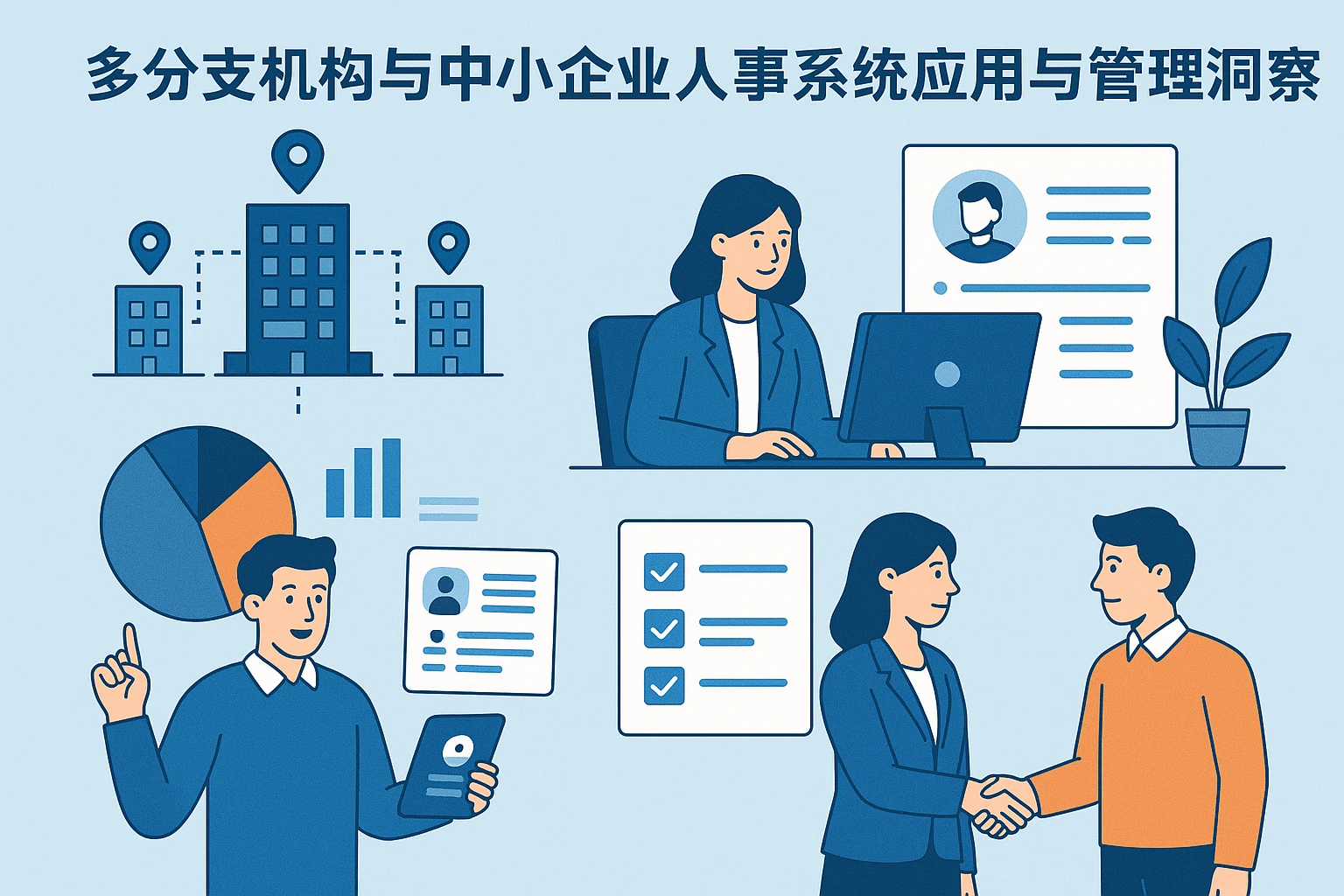 多分支机构与中小企业人事系统应用与管理洞察