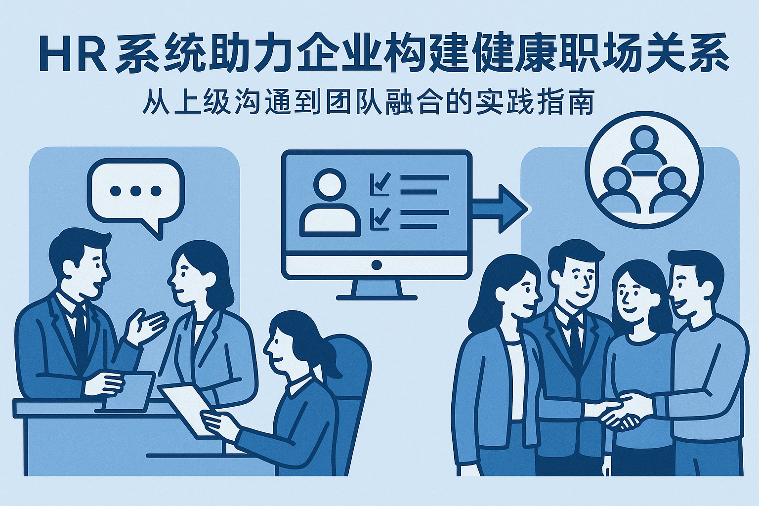 HR系统助力企业构建健康职场关系：从上级沟通到团队融合的实践指南