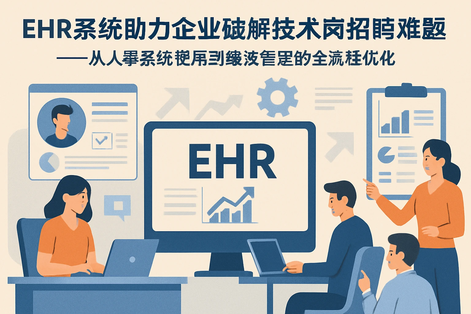 EHR系统助力企业破解技术岗招聘难题——从人事系统使用到绩效管理的全流程优化