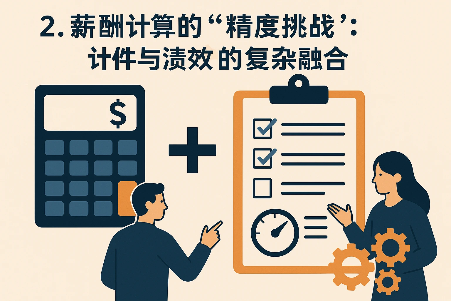 2. 薪酬计算的“精度挑战”：计件与绩效的复杂融合