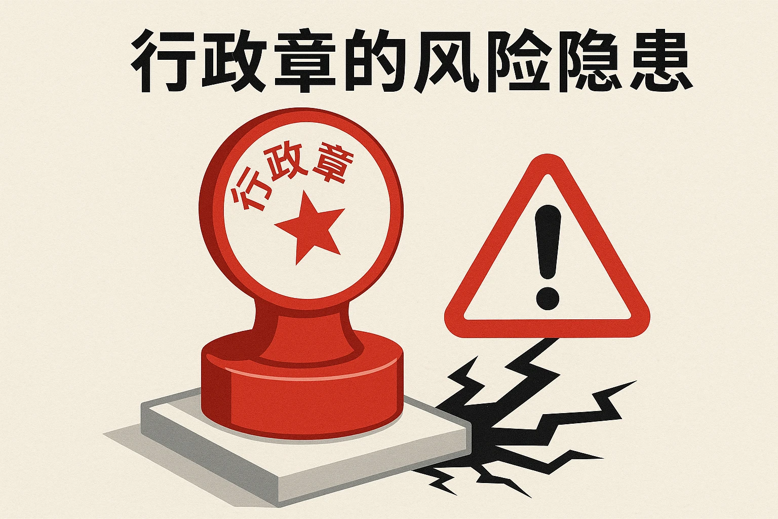 2. 行政章的风险隐患