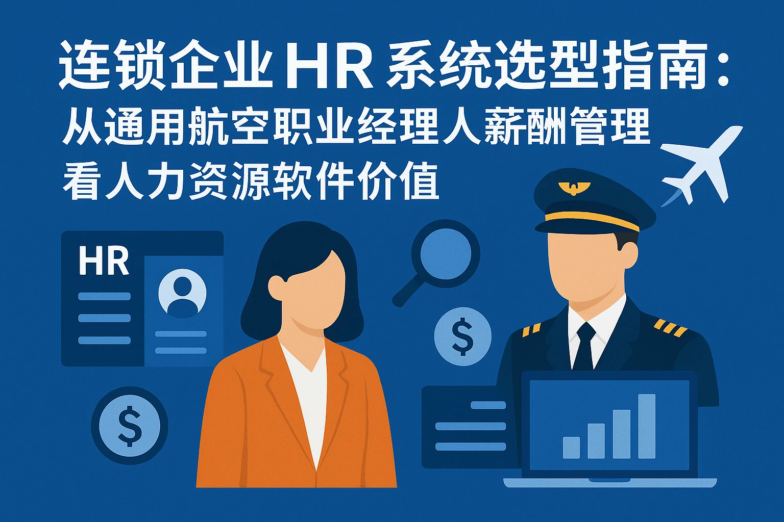 连锁企业HR系统选型指南：从通用航空职业经理人薪酬管理看人力资源软件价值