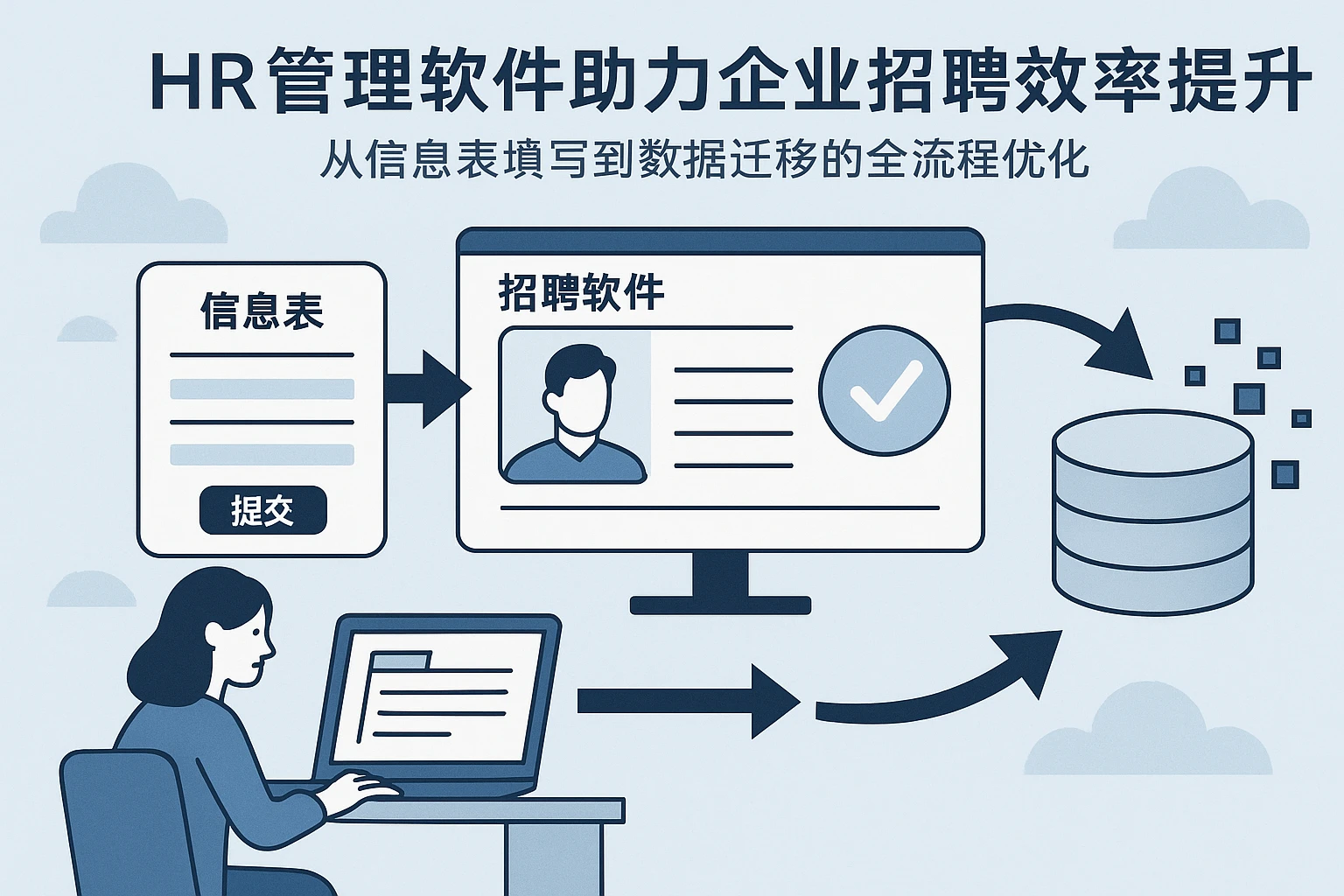 HR管理软件助力企业招聘效率提升:从信息表填写到数据迁移的全流程优化