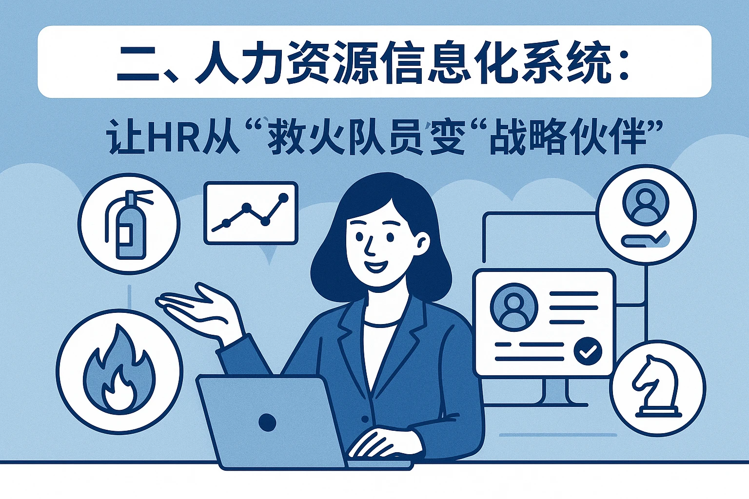 二、人力资源信息化系统：让HR从“救火队员”变“战略伙伴”