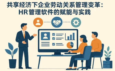 共享经济下企业劳动关系管理变革：HR管理软件的赋能与实践