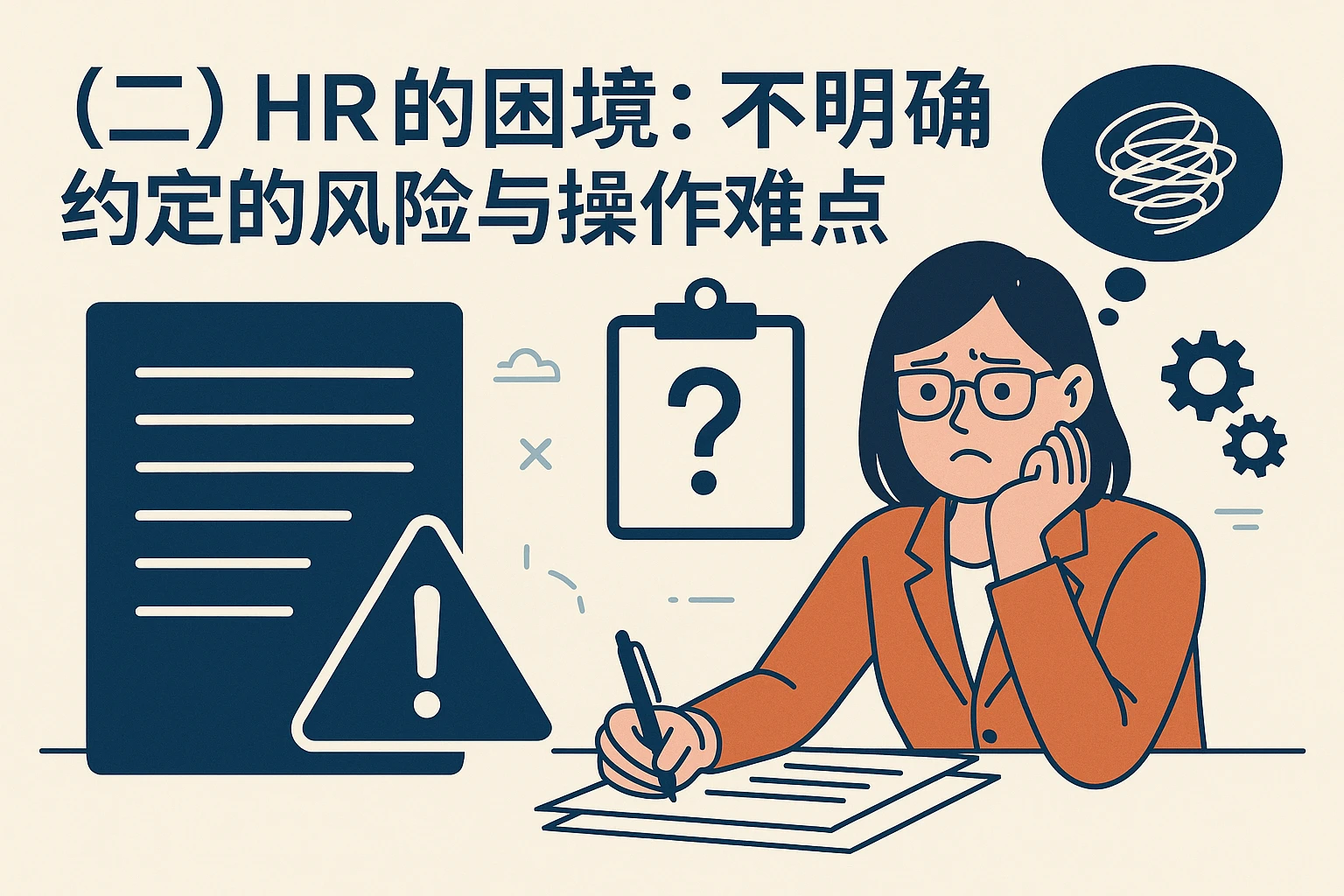 （二）HR的困境：不明确约定的风险与操作难点