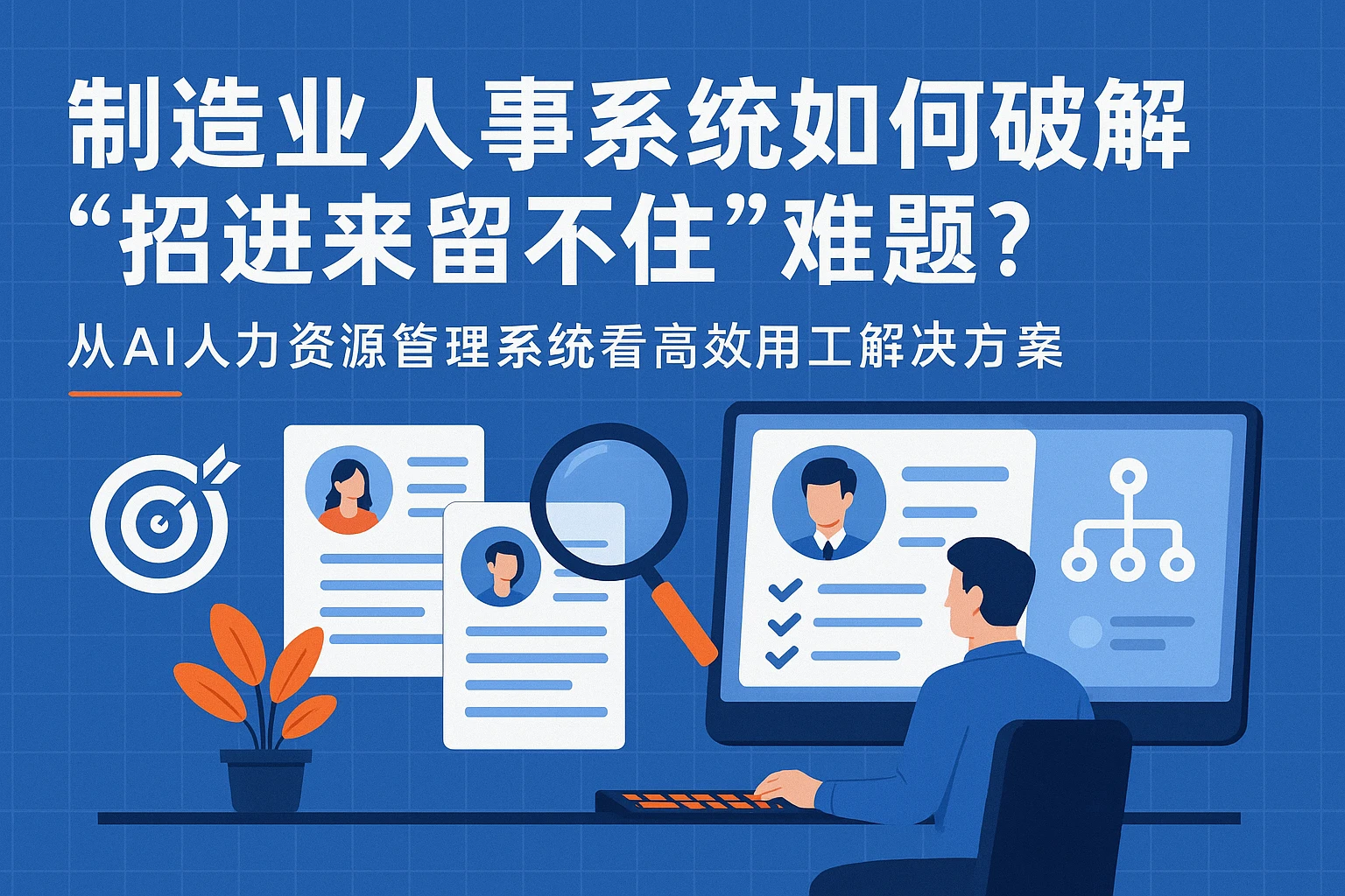 制造业人事系统如何破解“招进来留不住”难题？——从AI人力资源管理系统看高效用工解决方案