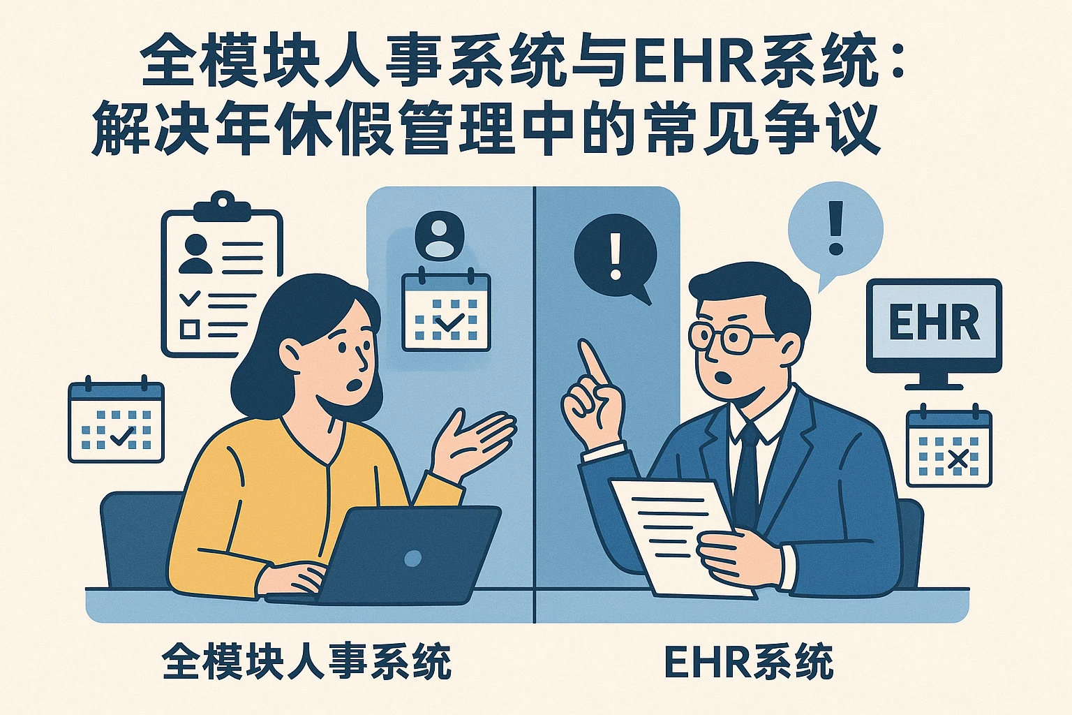 全模块人事系统与EHR系统：解决年休假管理中的常见争议