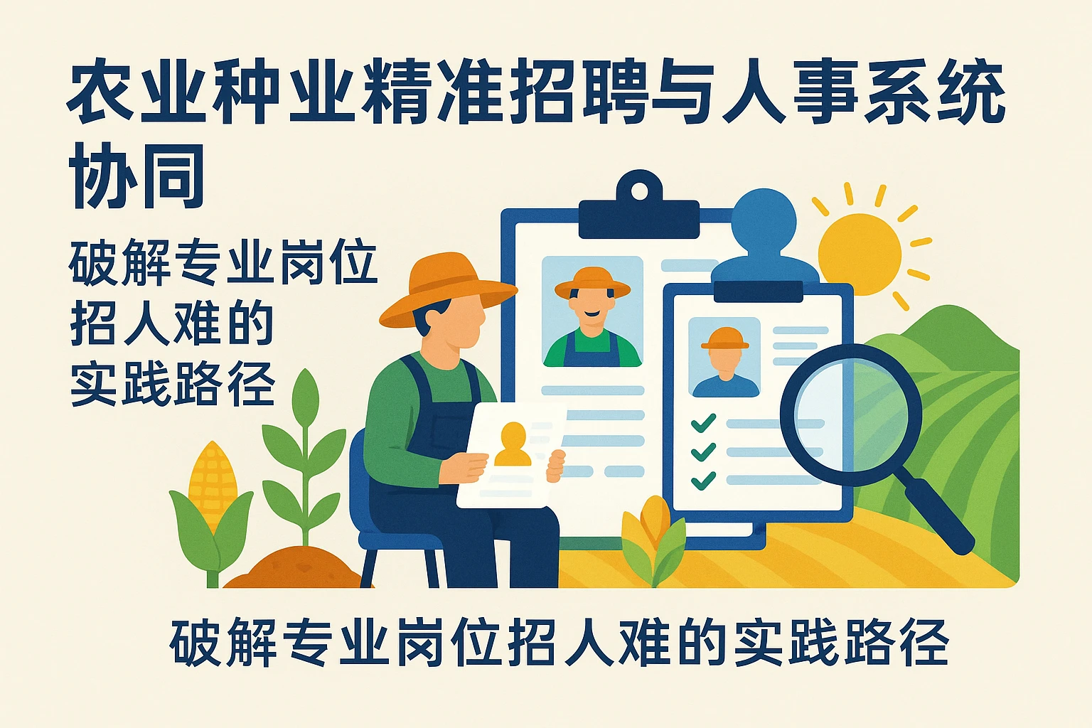 农业种业精准招聘与人事系统协同：破解专业岗位招人难的实践路径