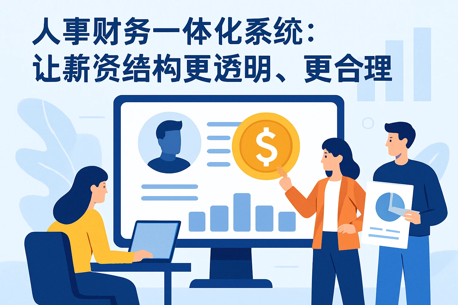 1. 人事财务一体化系统：让薪资结构更透明、更合理