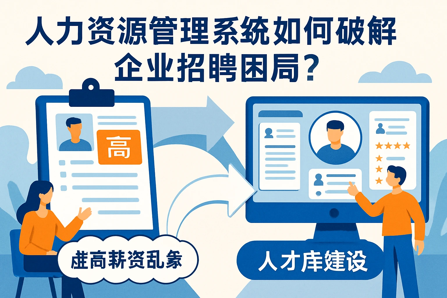 人力资源管理系统如何破解企业招聘困局？从虚高薪资乱象到人才库建设的破局之路