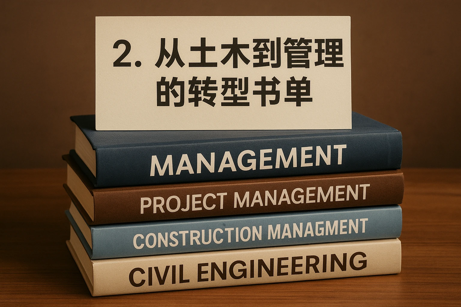 2. 从土木到管理的转型书单