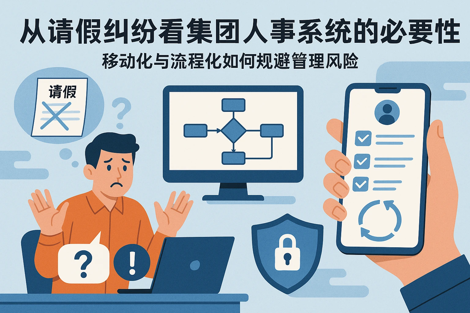 从请假纠纷看集团人事系统的必要性：移动化与流程化如何规避管理风险