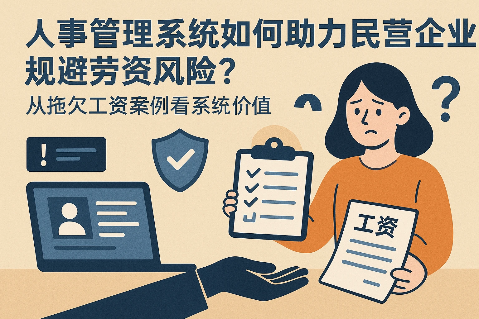 人事管理系统如何助力民营企业规避劳资风险？从拖欠工资案例看系统价值