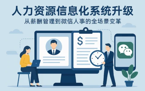 人力资源信息化系统升级：从薪酬管理到微信人事的全场景变革