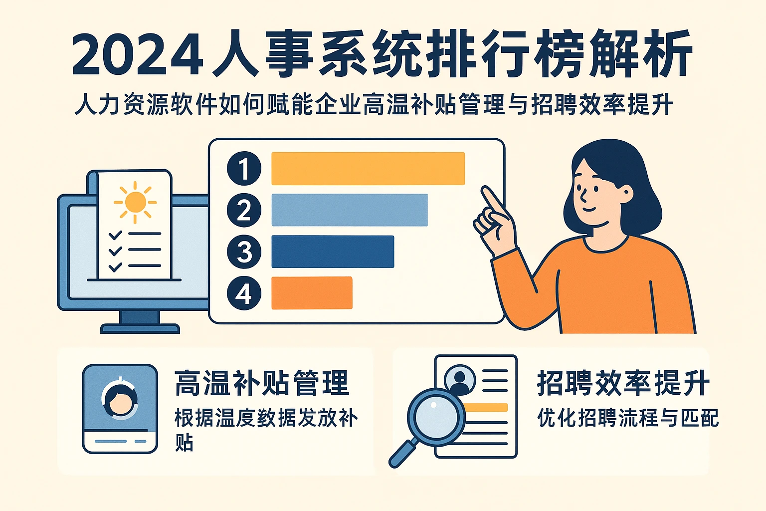2024人事系统排行榜解析：人力资源软件如何赋能企业高温补贴管理与招聘效率提升