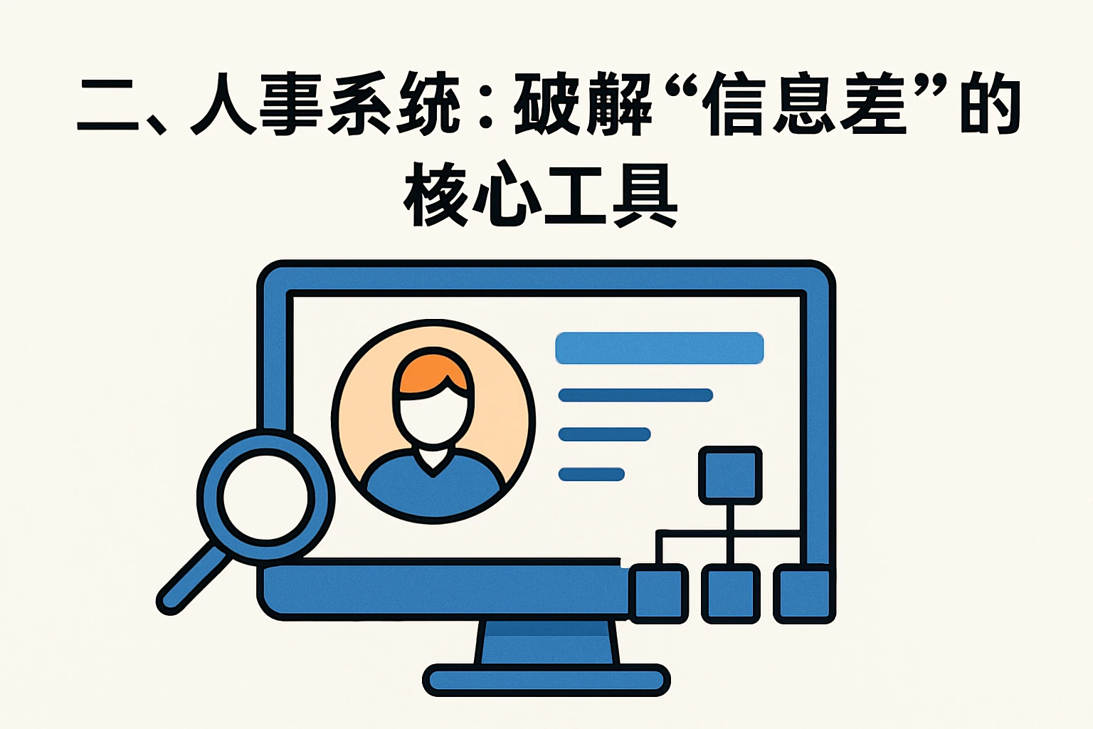 二、人事系统：破解“信息差”的核心工具