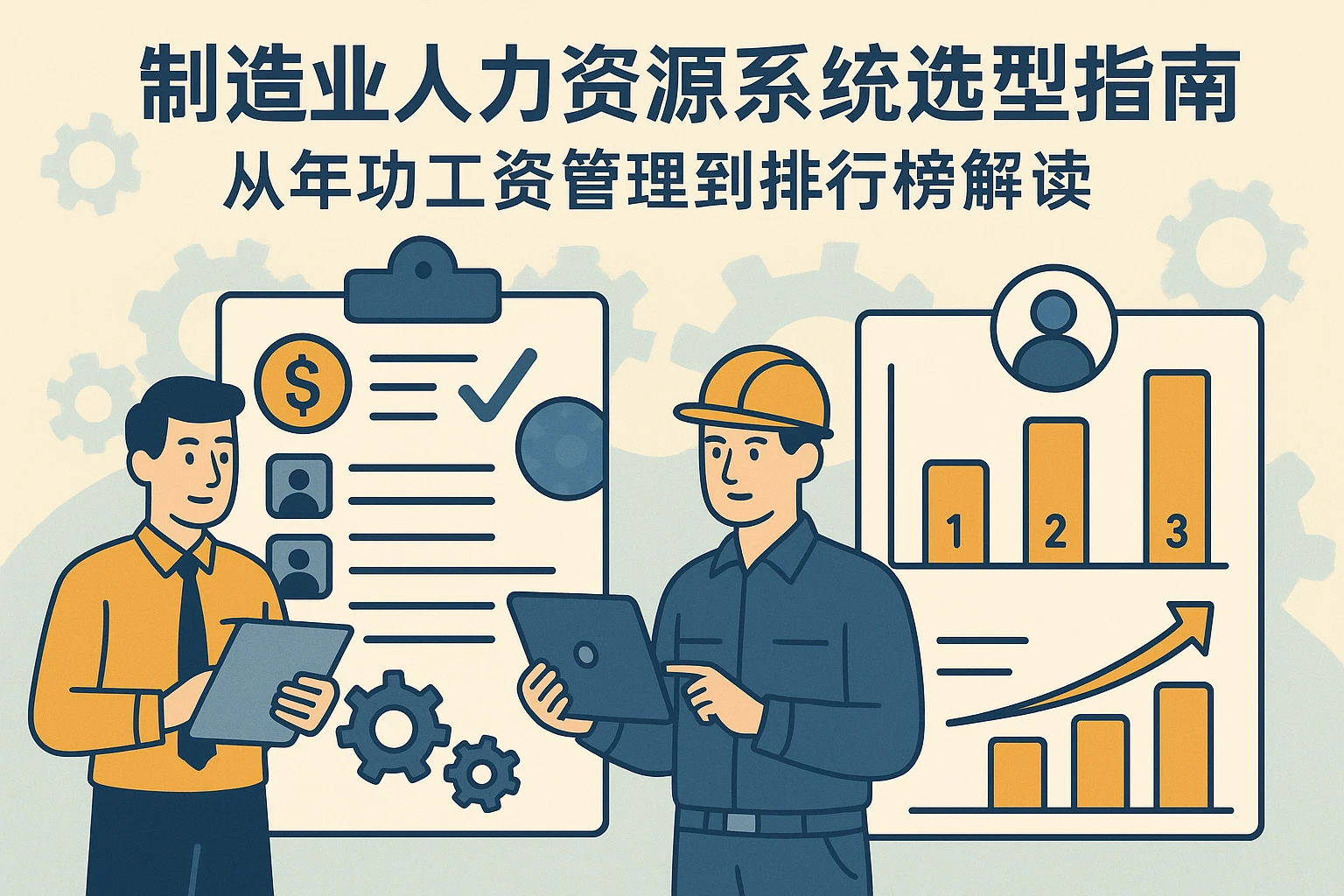 制造业人力资源系统选型指南：从年功工资管理到排行榜解读