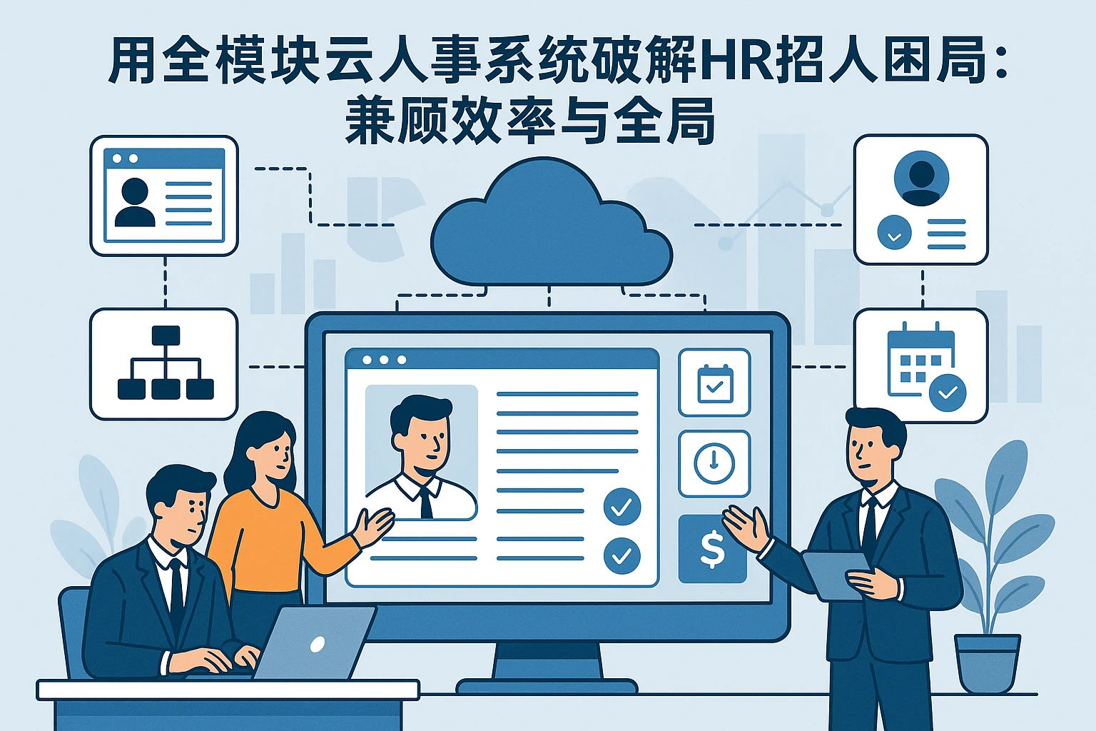 用全模块云人事系统破解HR招人困局：兼顾效率与全局