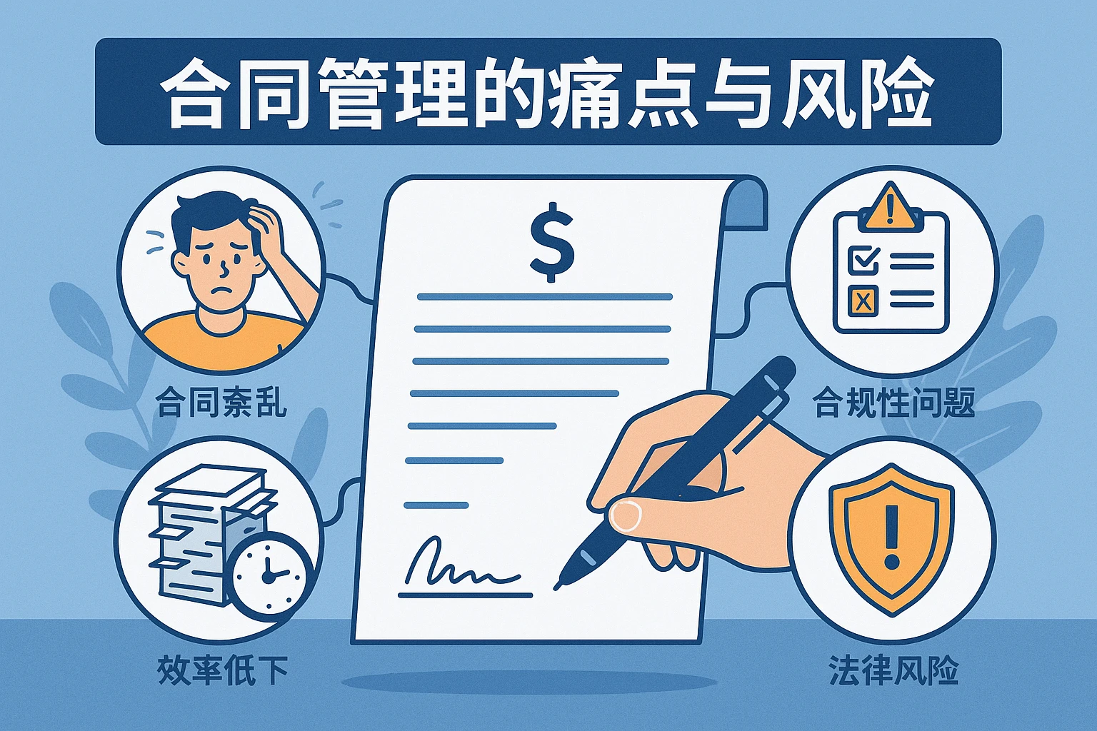 合同管理的痛点与风险