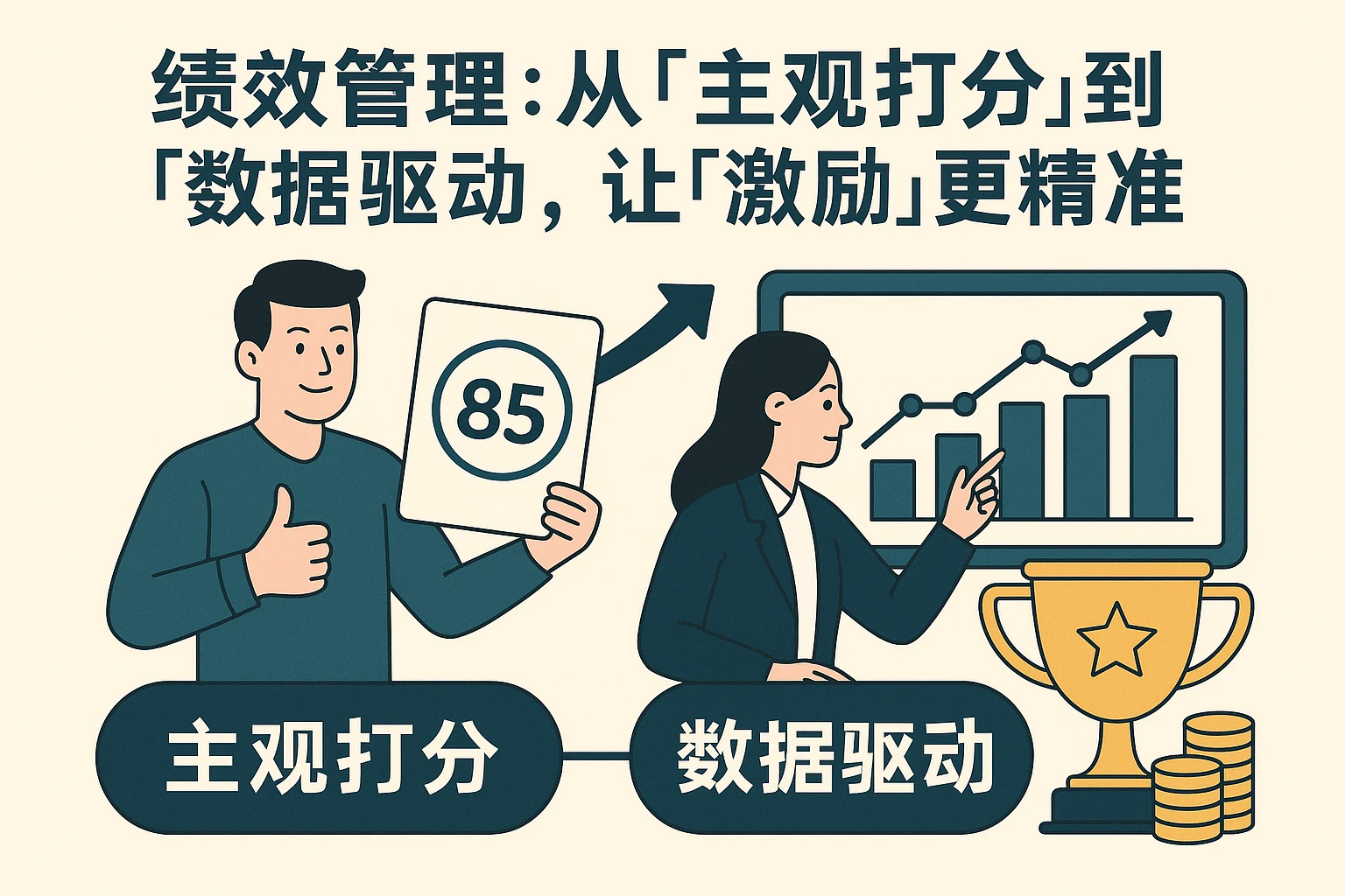 2. 绩效管理：从“主观打分”到“数据驱动”，让“激励”更精准