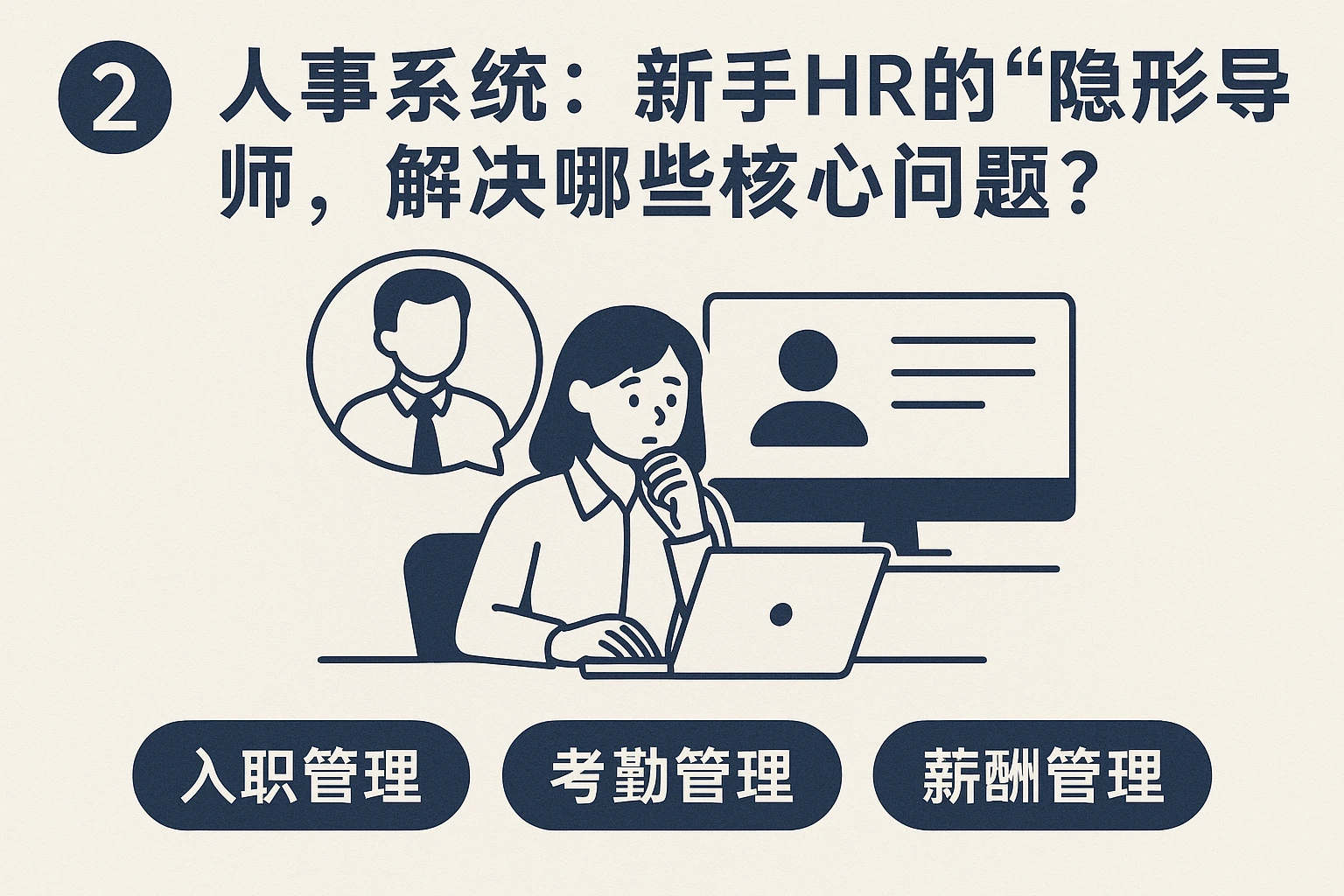 二、人事系统：新手HR的“隐形导师”，解决哪些核心问题？
