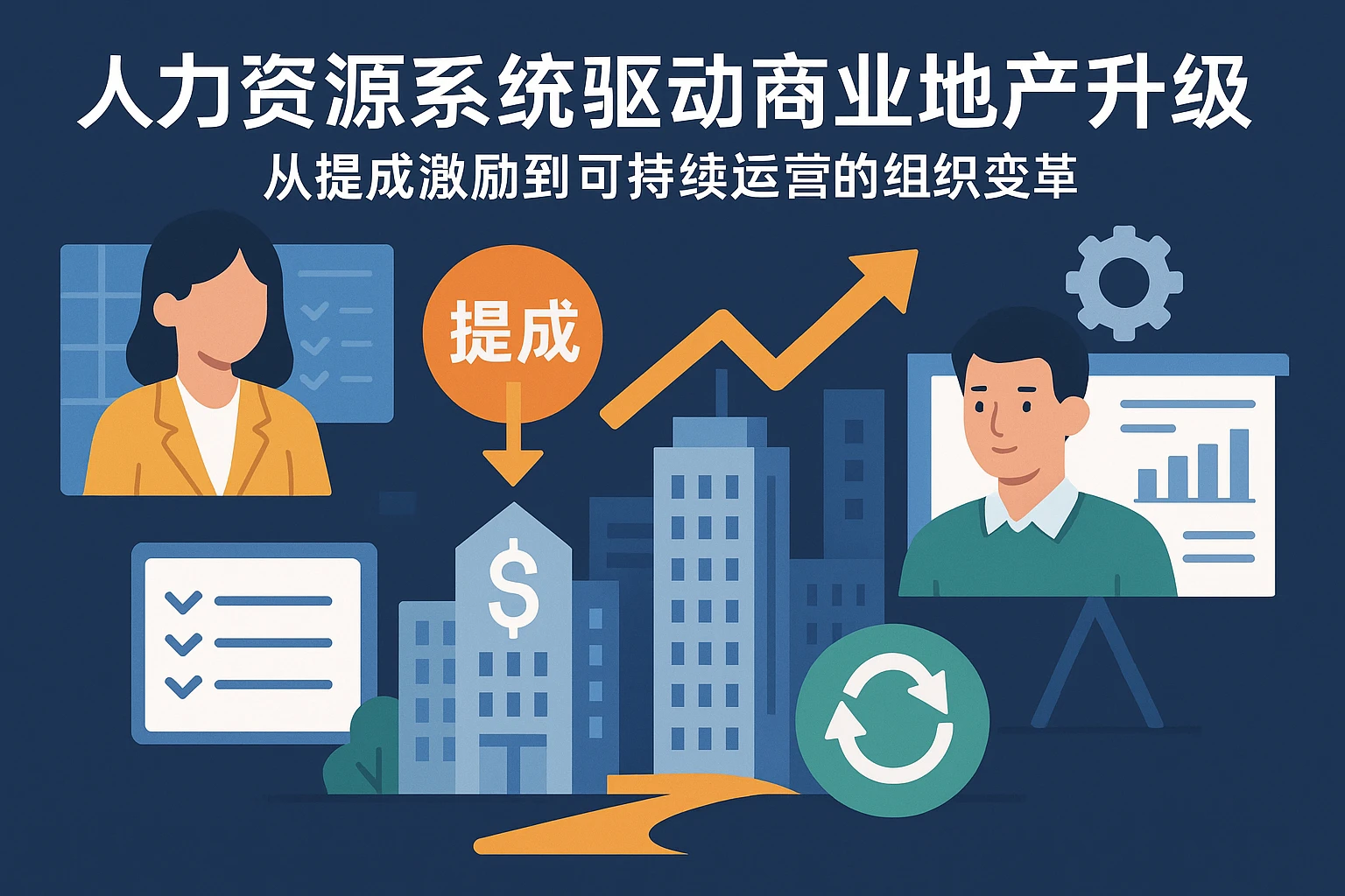 人力资源系统驱动商业地产招商升级：从提成激励到可持续运营的组织变革