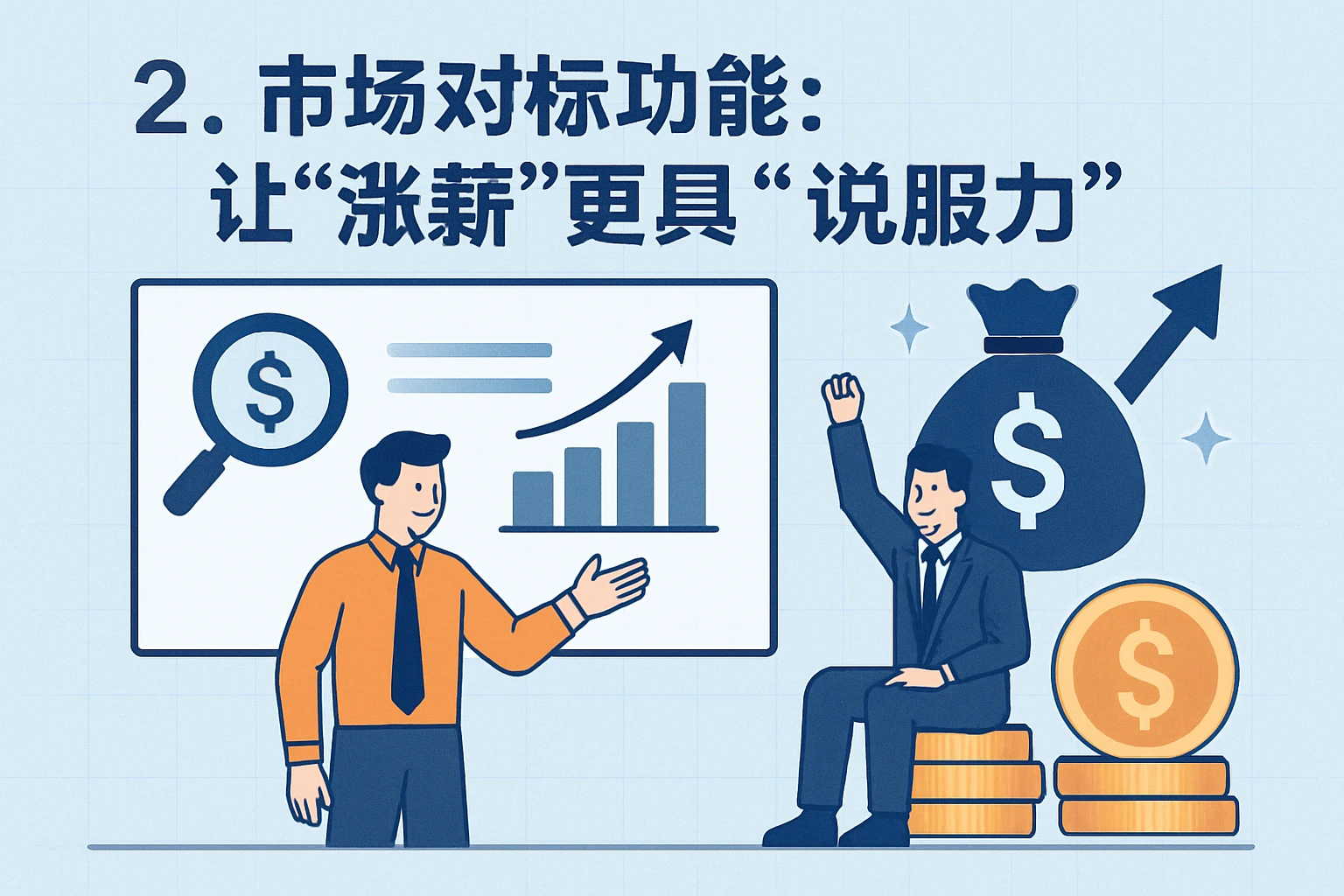2. 市场对标功能：让“涨薪”更具“说服力”