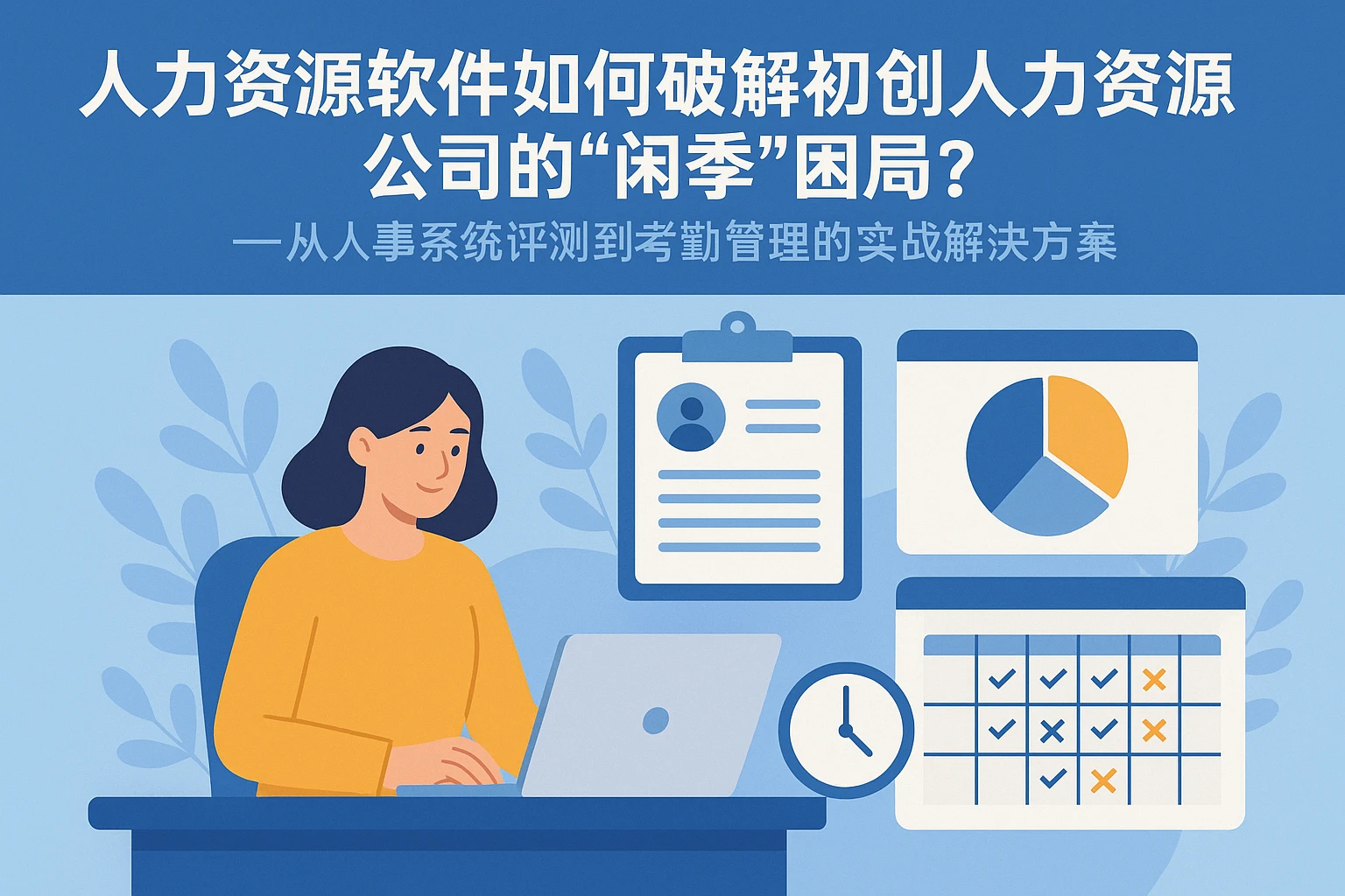 人力资源软件如何破解初创人力资源公司的“闲季”困局？——从人事系统评测到考勤管理的实战解决方案