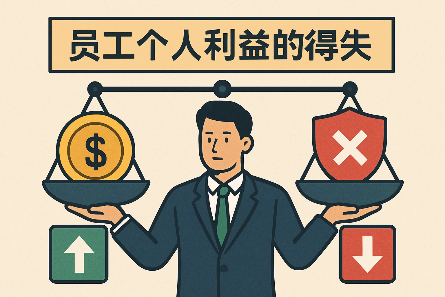 员工个人利益的得失